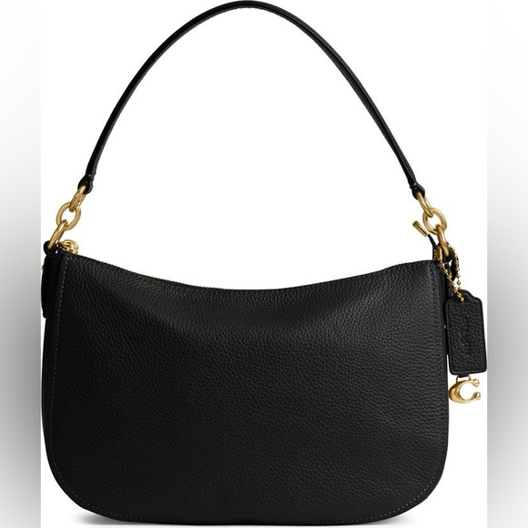 Coach Handbags - Coach Chelsea Pebbled Leather Top Handle Convertible Crossbody Bag in Black